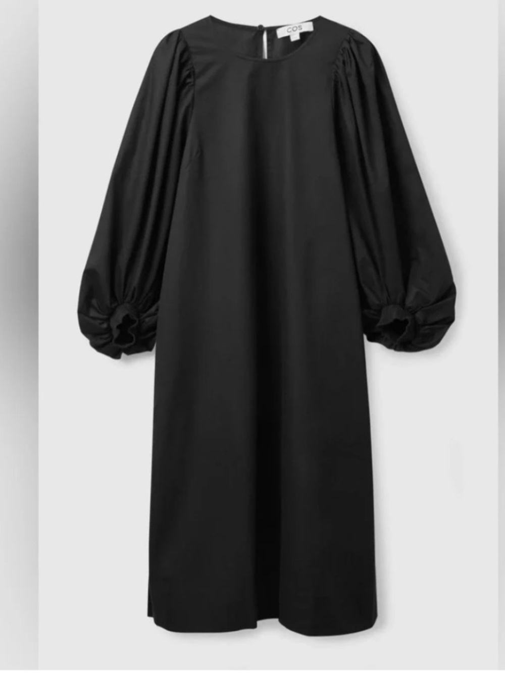 COS Puff sleeve midi dress